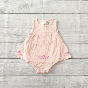 Carter’s Sleeveless Gingham Plaid Dress